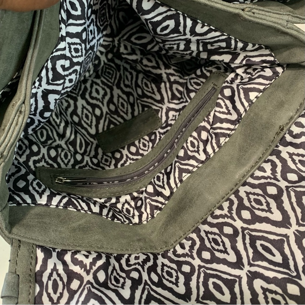 STEVE MADDEN Gray & Blue Crossbody Messenger Bag - Picture 13 of 16